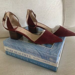 Sole Society D’Orsay suede heels NWOB